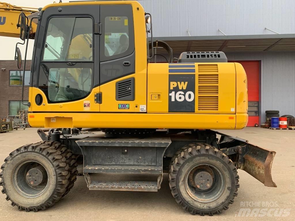 Komatsu PW 160 Колісні екскаватори