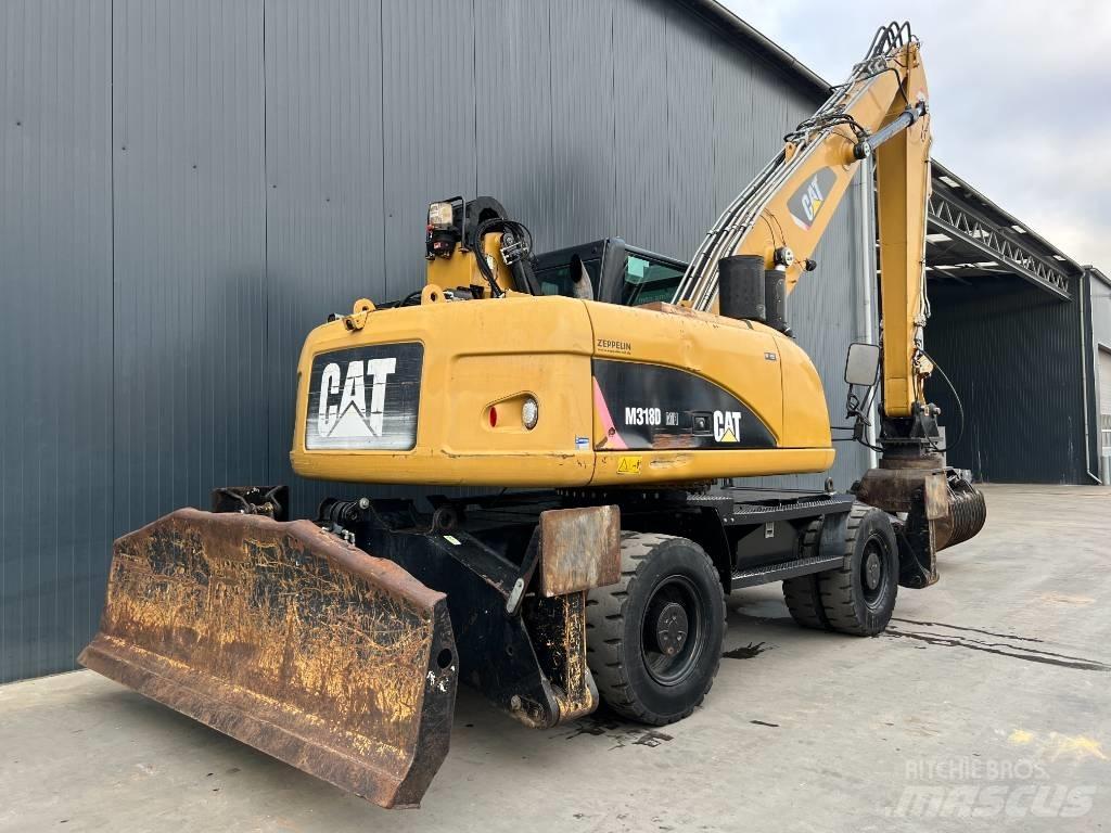 CAT M318D MH Перевантажувачі металобрухту/промислові навантажувачі