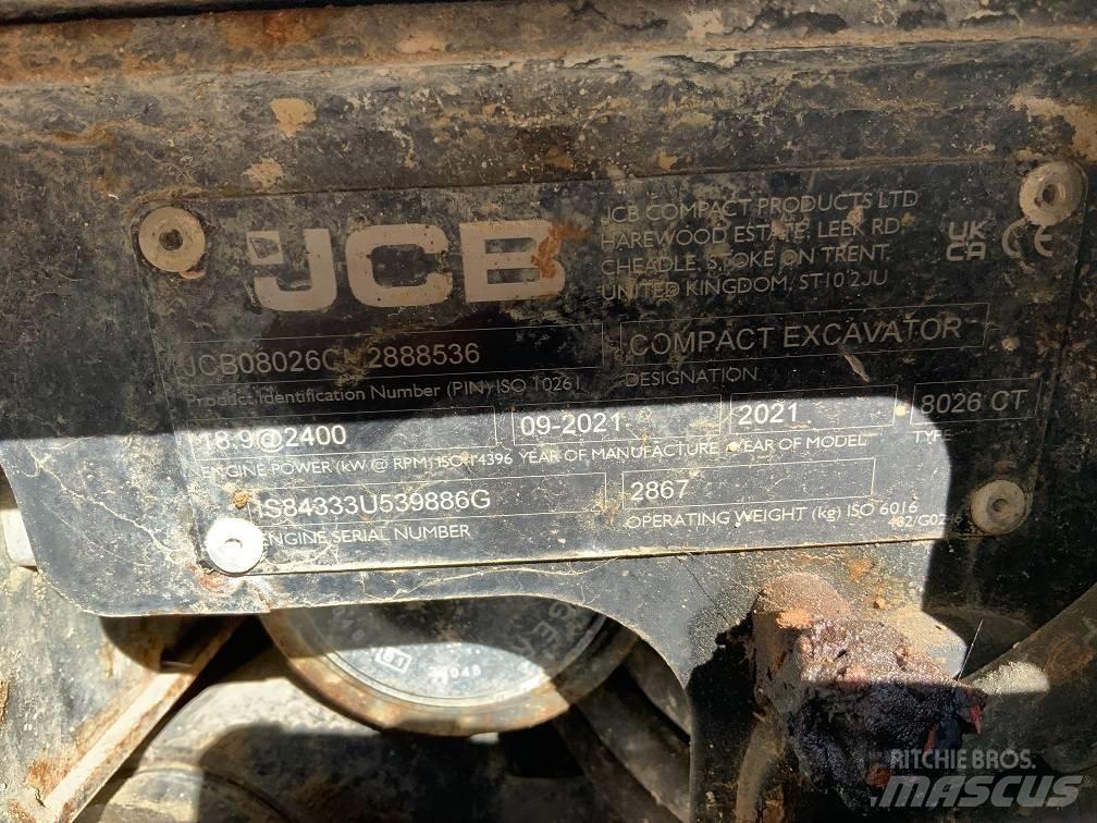 JCB 8026 CTS Міні-екскаватори < 7т