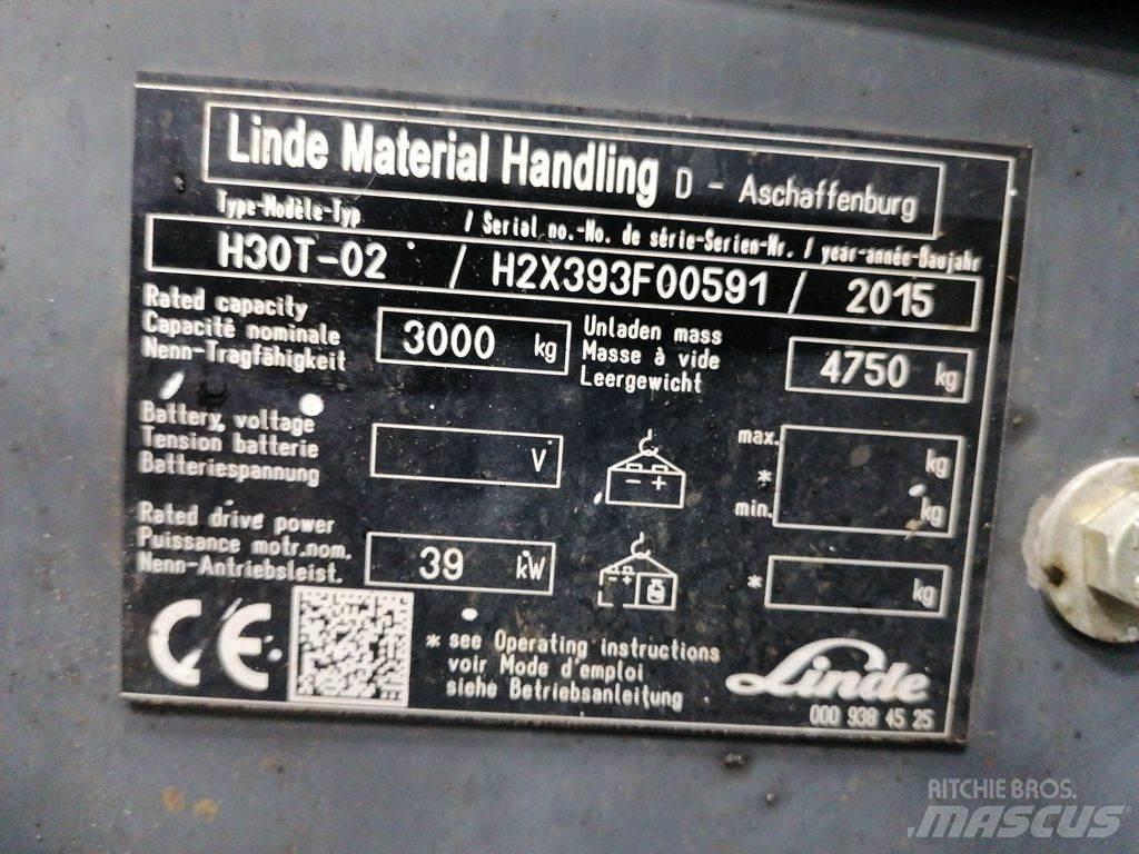Linde H30T-02 Газові навантажувачі