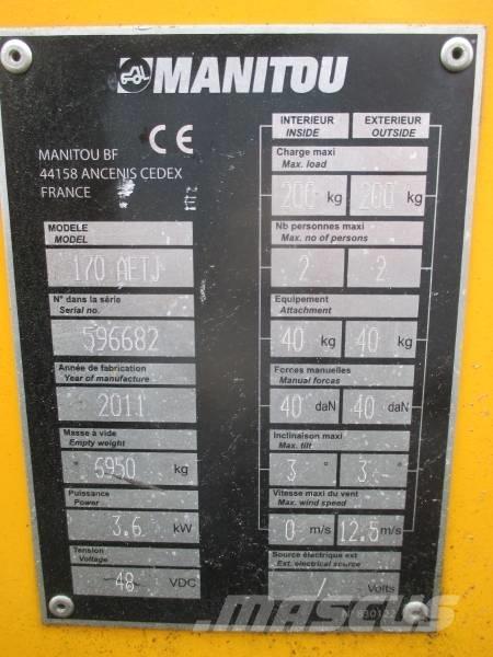 Manitou 170AETJ Колінчаті підйомники