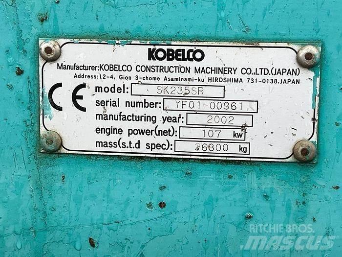 Kobelco SK235 SR Спеціальні екскаватори