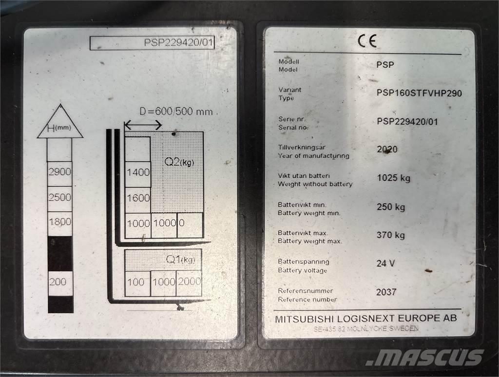 Atlet PSP160 Самохідні електроштабелери