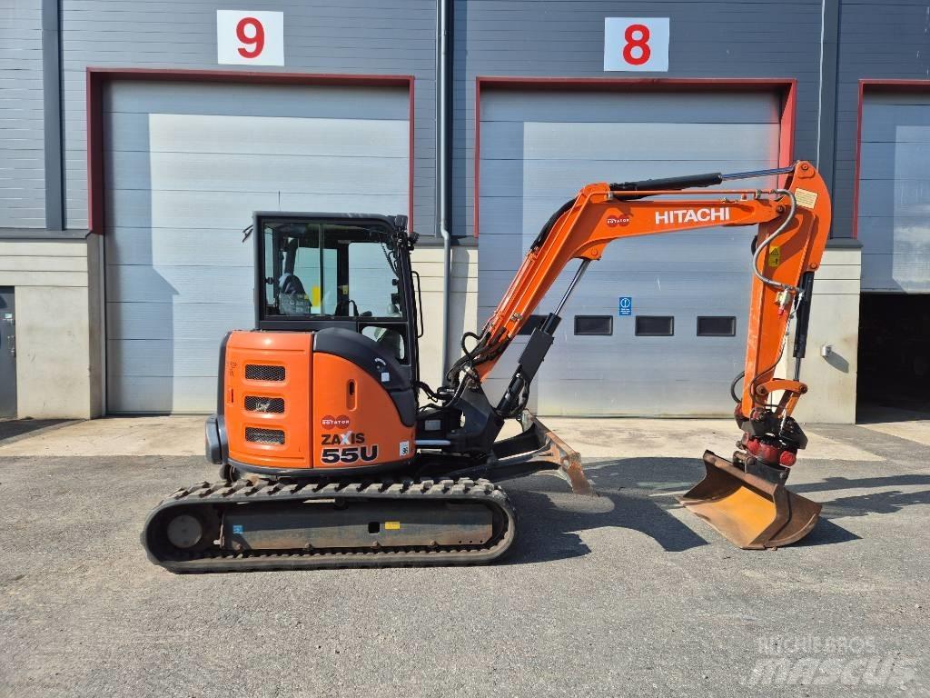 Hitachi ZX55U-5 Міні-екскаватори < 7т