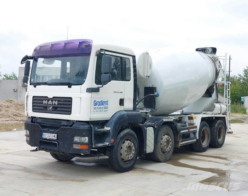 MAN TGA 35.400 Бетономішалки (Автобетонозмішувачі)
