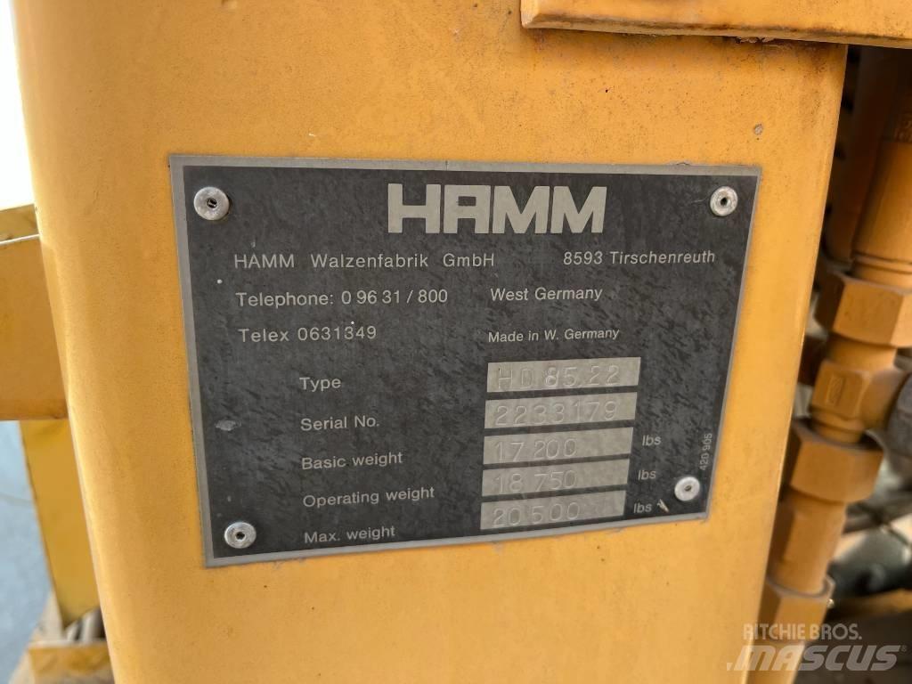 Hamm HD 85 Котки тротуарні