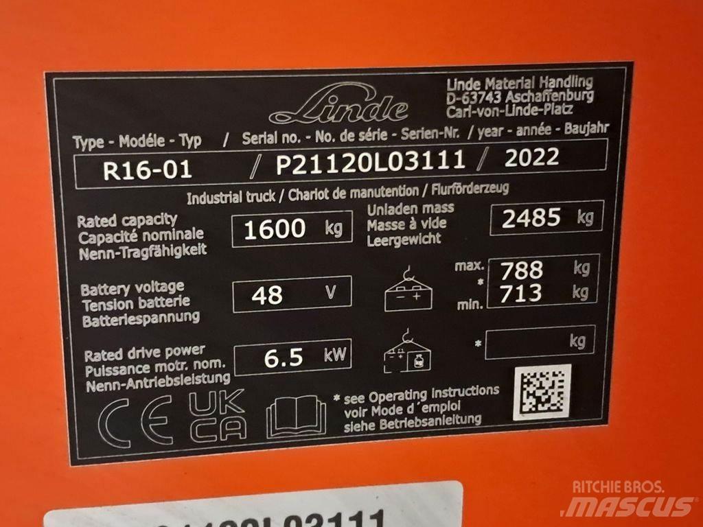 Linde R16-01 Річ-трак із високим підйомом