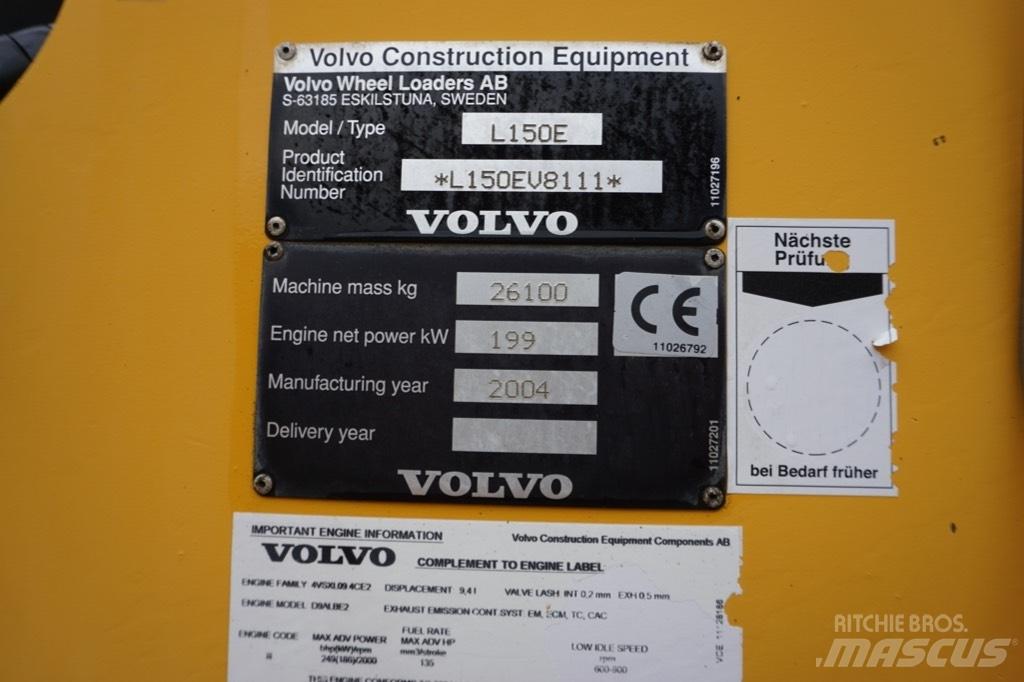 Volvo L 150 E Фронтальні навантажувачі
