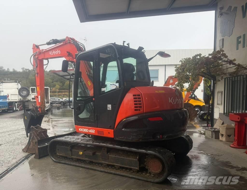 Kubota KX 080 Середні екскаватори 7т. - 12т.