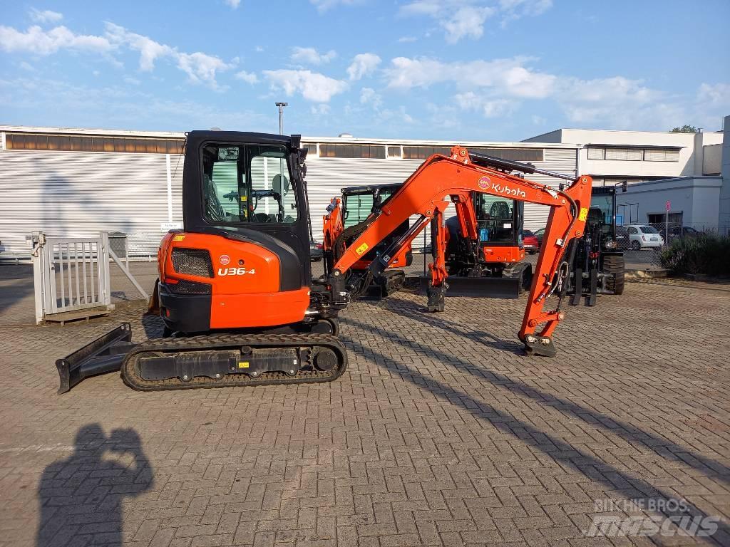 Kubota U36-4GL Міні-екскаватори < 7т