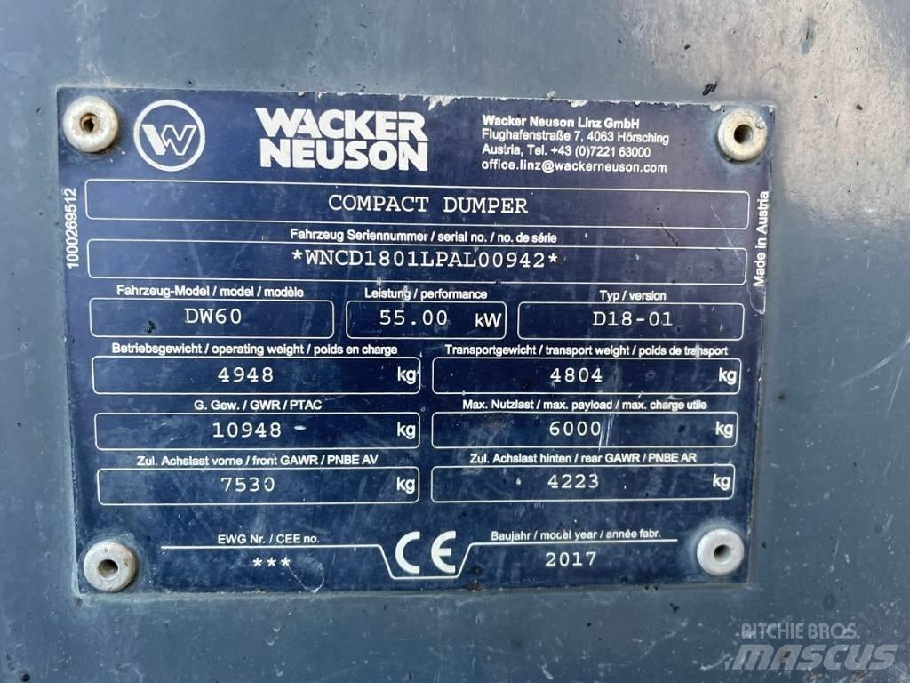 Wacker Neuson DW60 Міні самоскиди