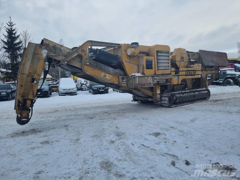 Extec C12 + Мобільні дробарки