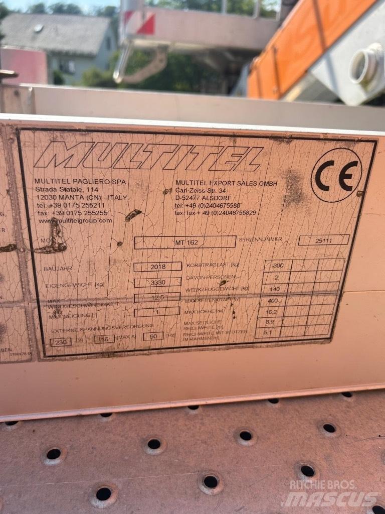 Multitel MT 162 Автовишки на базі вантажівки