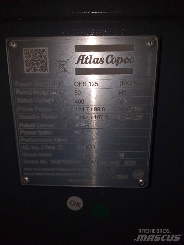 Atlas Copco QES125 Дизельні генератори