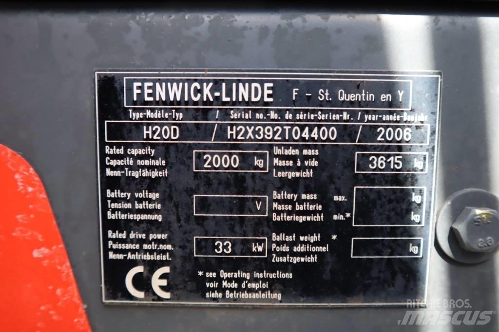Linde H20D 2000 Kg Дизельні навантажувачі