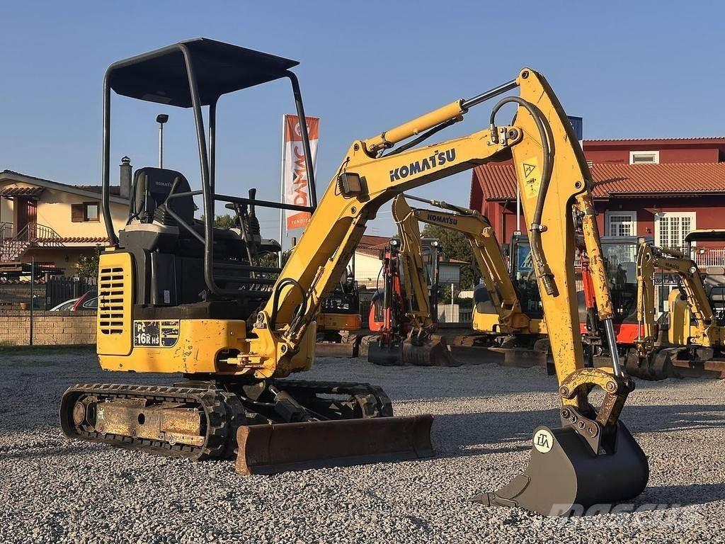 Komatsu PC16R-3HS Міні-екскаватори < 7т