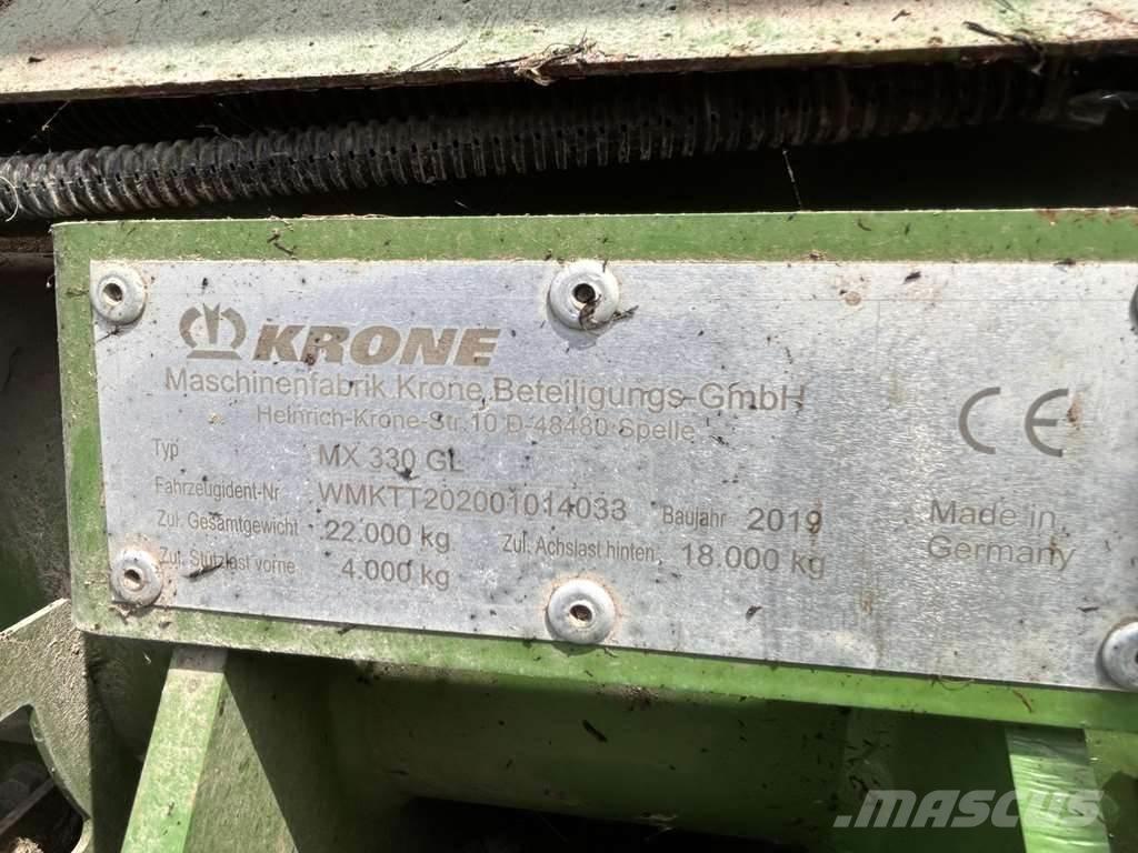 Krone MX 330 GL Кормозбиральні комбайни