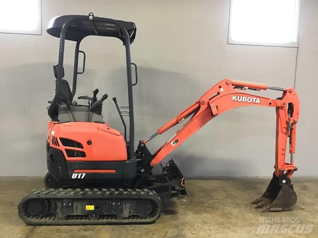 Kubota U 17 Міні-екскаватори < 7т