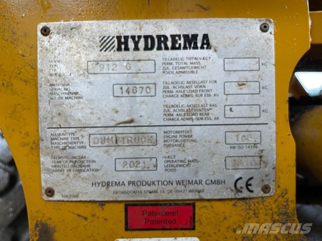 Hydrema 912 G Зчленовані самоскиди