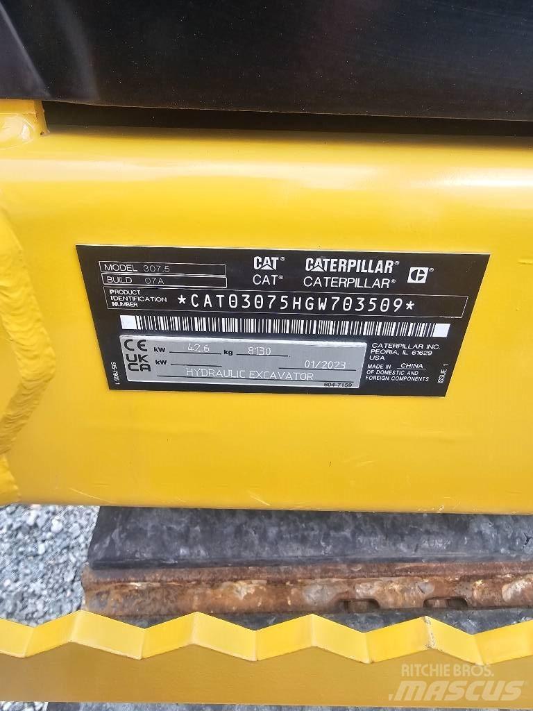 CAT 307.5 Середні екскаватори 7т. - 12т.