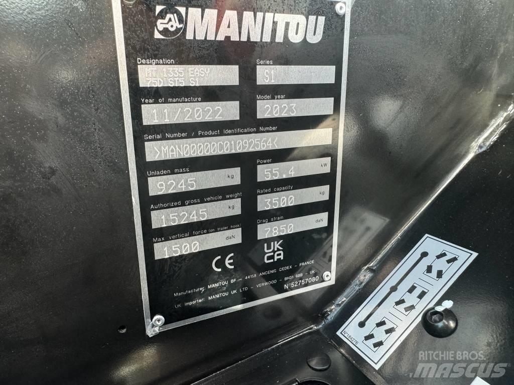 Manitou MT 1335 Телескопічні навантажувачі