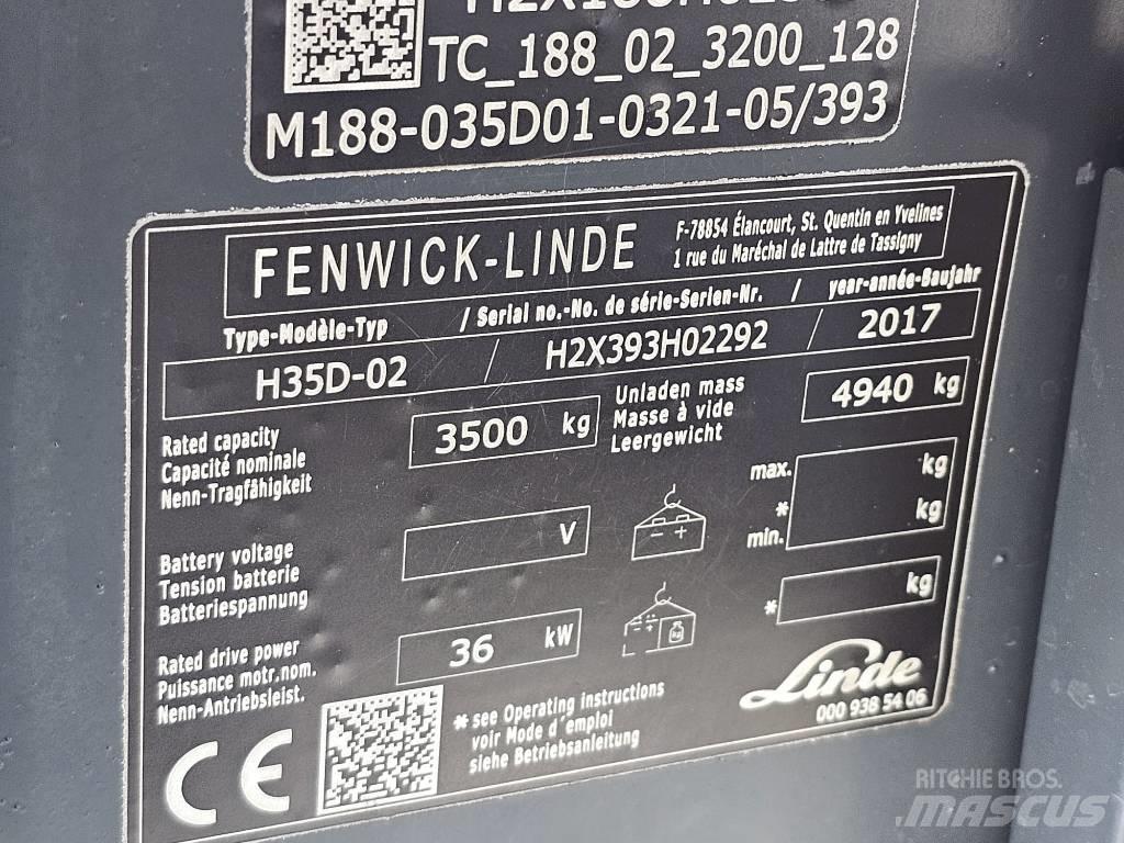 Linde H35D-02 Дизельні навантажувачі