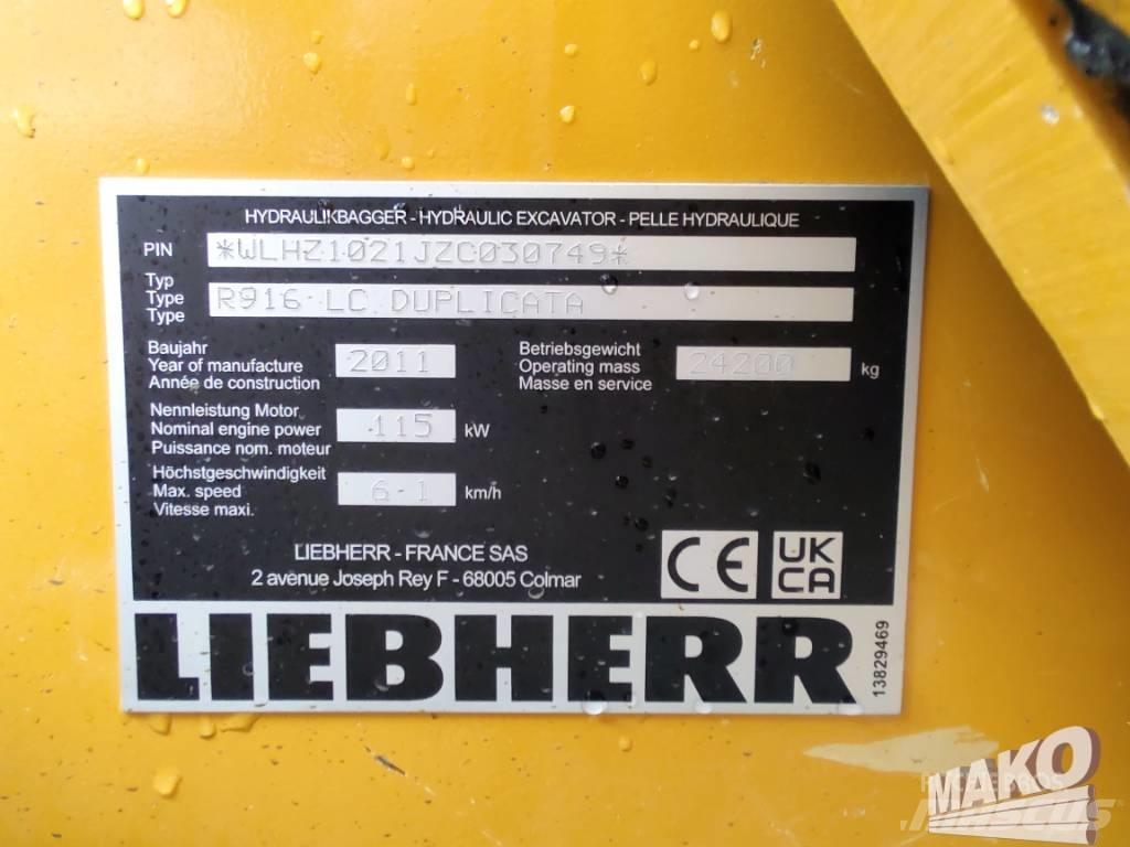 Liebherr R 916 Гусеничні екскаватори