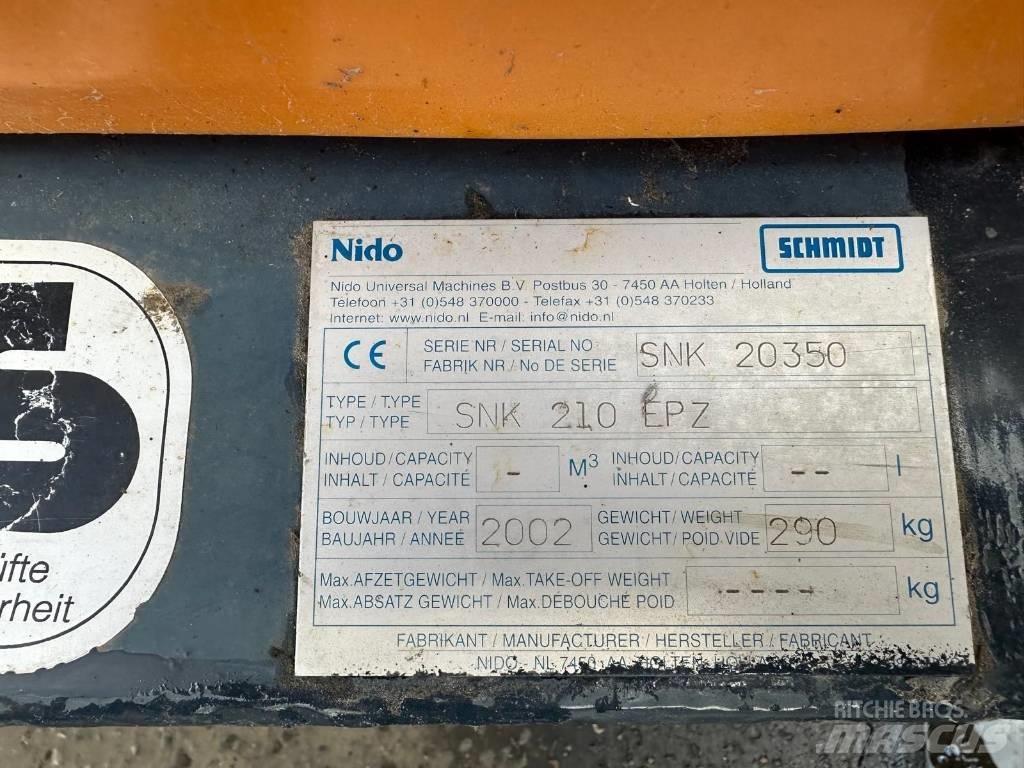 Nido SNK 210 EPZ Снігоочищувальні ножі та плуги