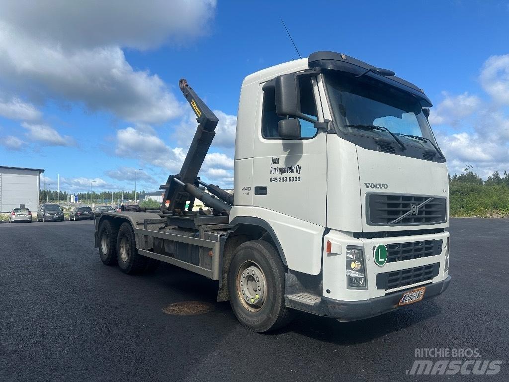 Volvo FH 440 6x4 Вантажівки з гаковим підйомом