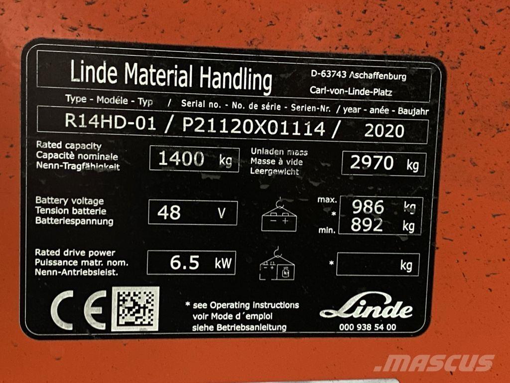 Linde R14HD-01 Річ-трак із високим підйомом