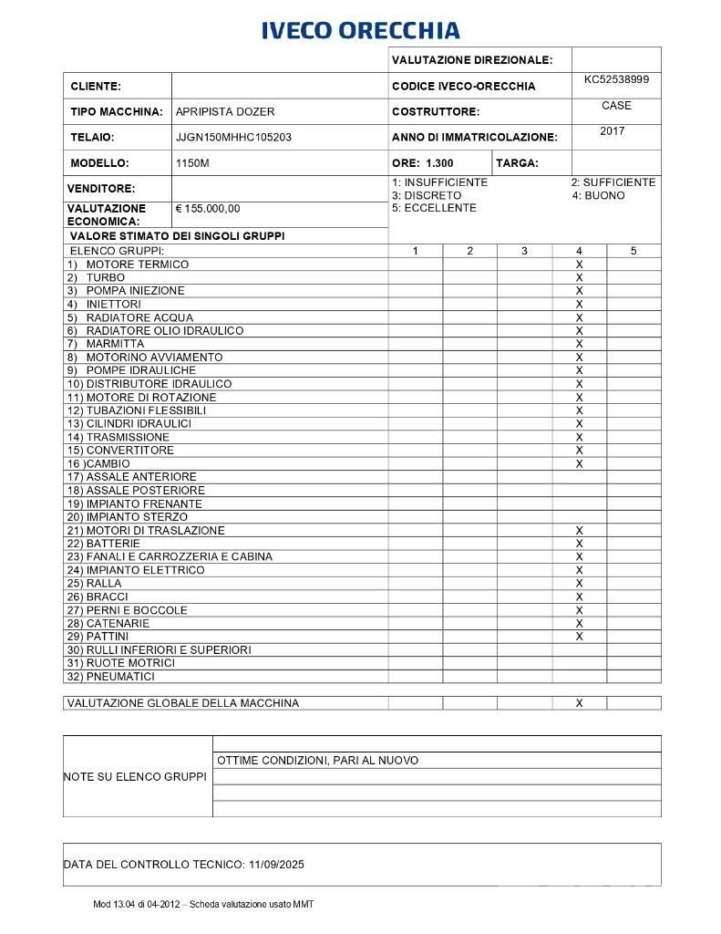 CASE 1150 M Гусеничні бульдозери