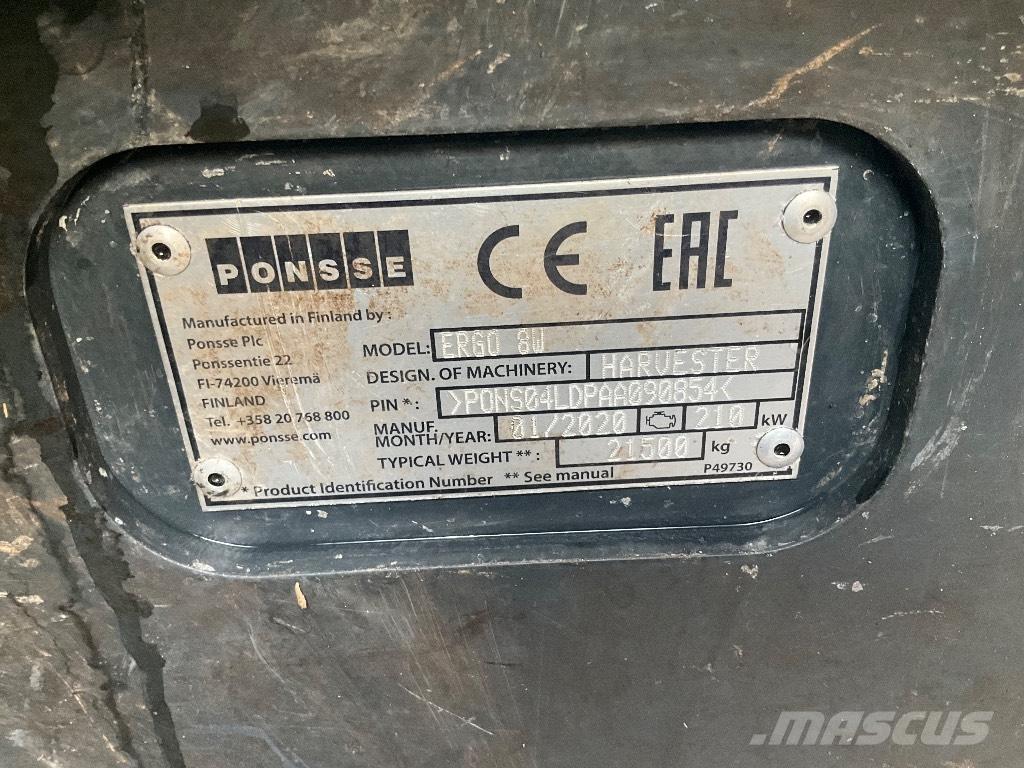 Ponsse ERGO 8W Харвестери
