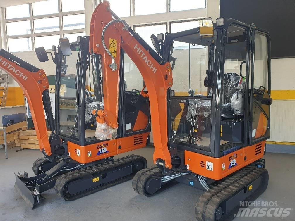 Hitachi ZX 19 Міні-екскаватори < 7т