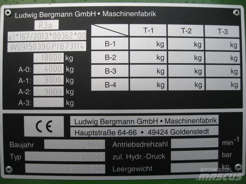 Bergmann GTW 300 Причепи перевантажувачі зерна