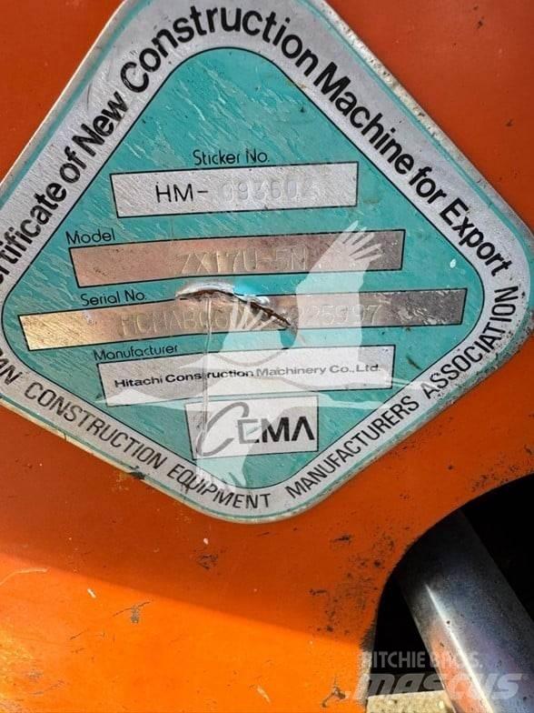 Hitachi ZX17 Міні-екскаватори < 7т