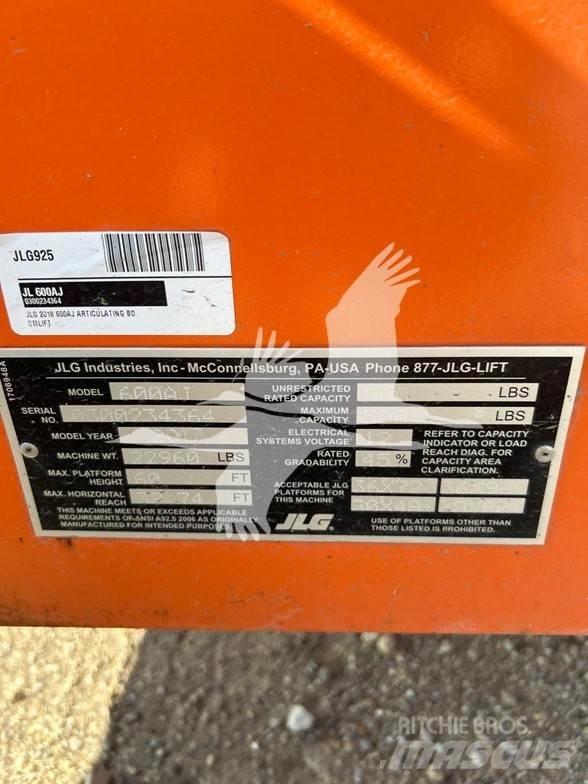 JLG 600AJ Колінчаті підйомники