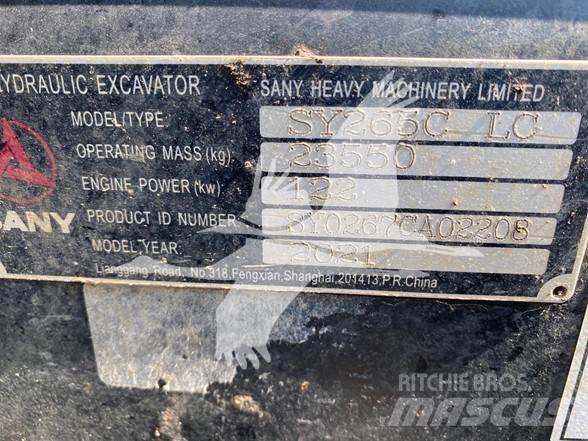 Sany SY265CLR Гусеничні екскаватори