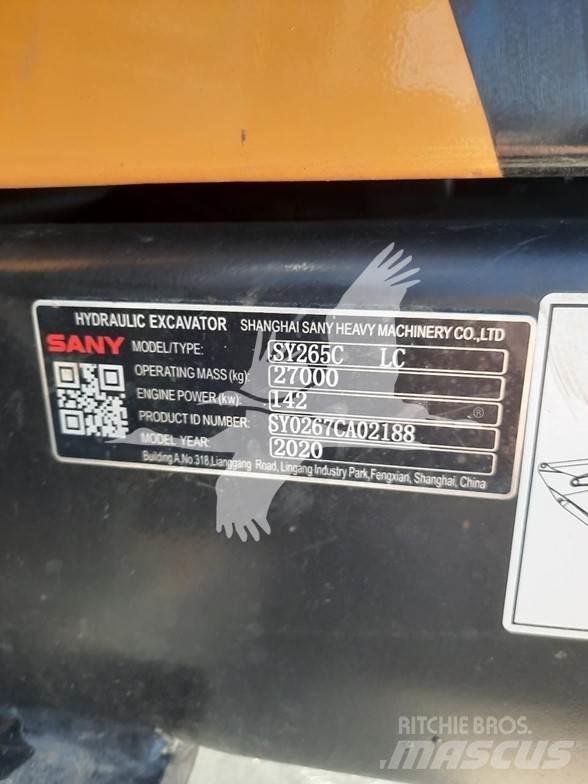 Sany SY265CLR Гусеничні екскаватори