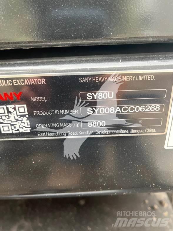 Sany SY80U Гусеничні екскаватори