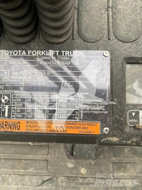 Toyota 8FGU25 Дизельні навантажувачі