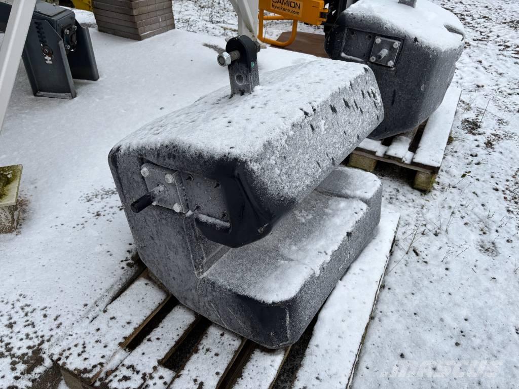  Lisäpaino 1000kg Фронтальні ваги