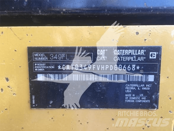 CAT 349FL Гусеничні екскаватори