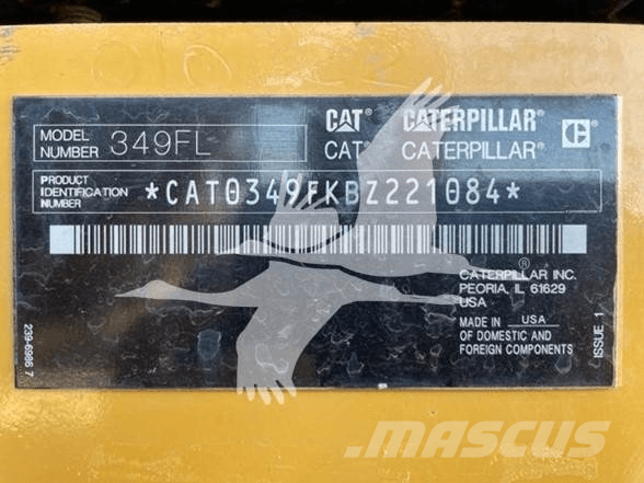 CAT 349FL Гусеничні екскаватори