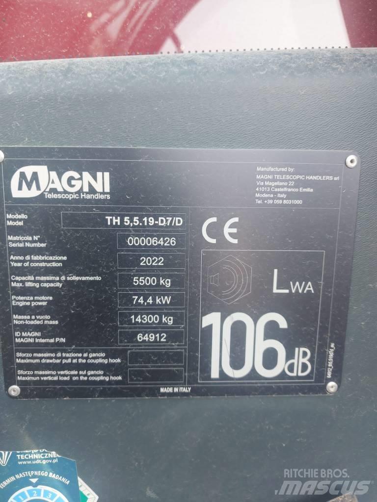Magni TH 5.5 19 P Телескопічні навантажувачі