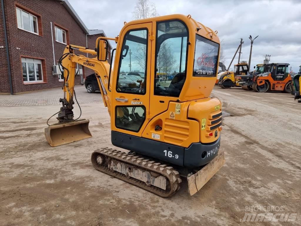Hyundai R16-9 Міні-екскаватори < 7т