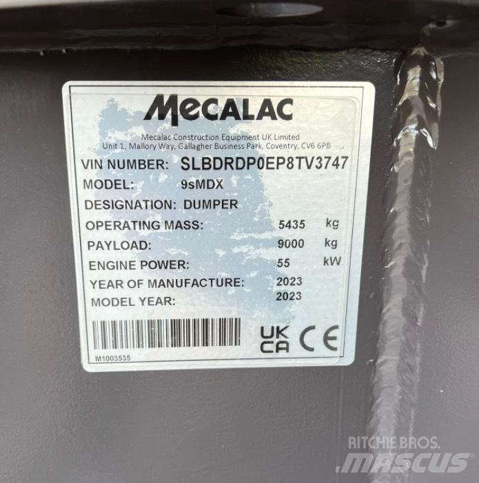 Mecalac 9smdx Зчленовані самоскиди