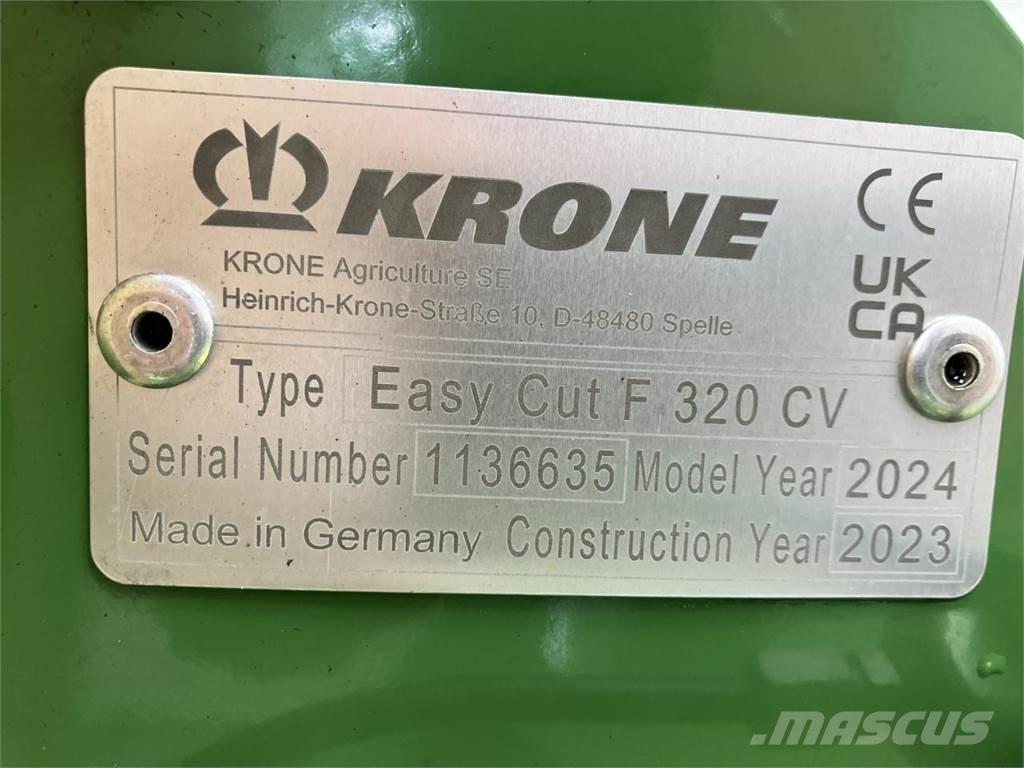 Krone EC F 320 CV Косилки