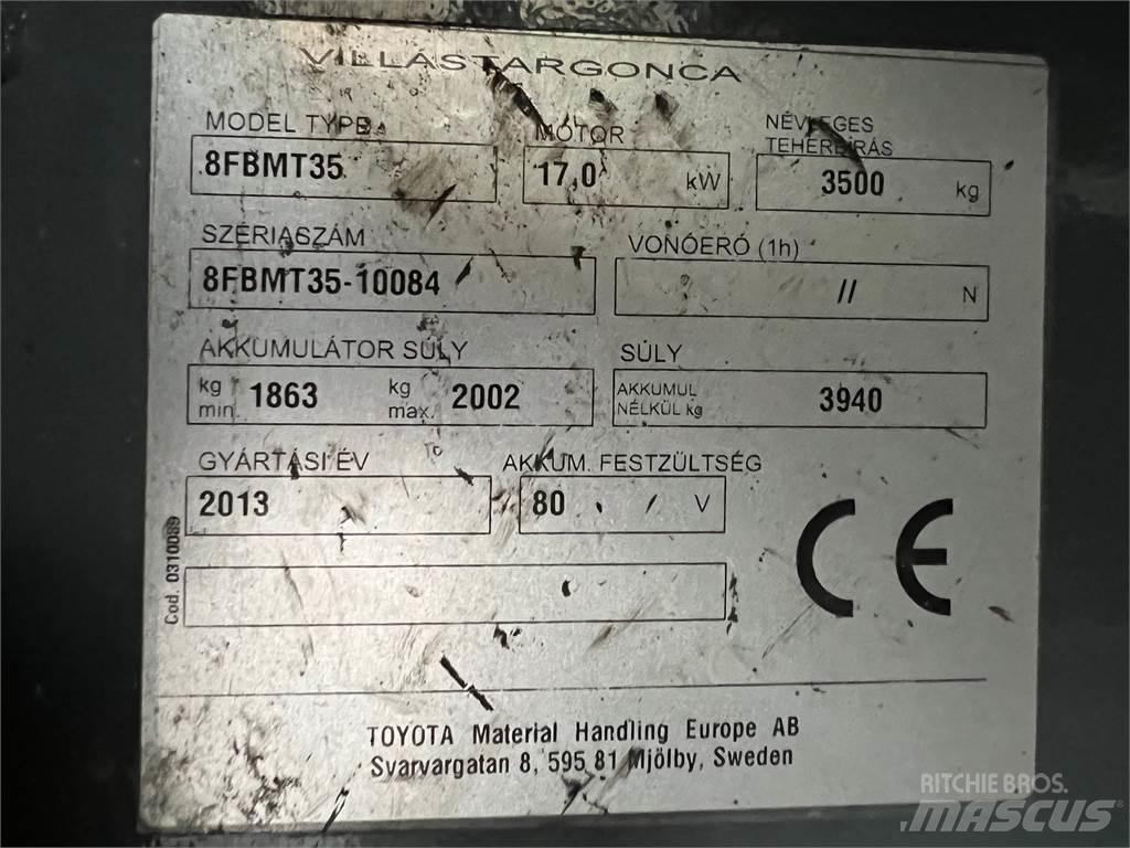 Toyota 8FBMT35 Електронавантажувачі