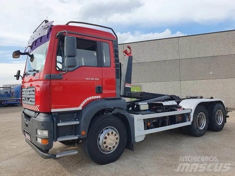 MAN TGA 28.390 Вантажівки з гаковим підйомом