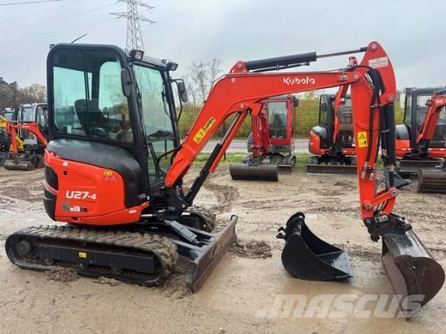 Kubota U 27-4 Міні-екскаватори < 7т